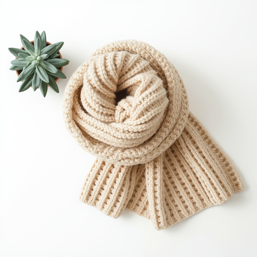 Easy Ribbed Scarf
